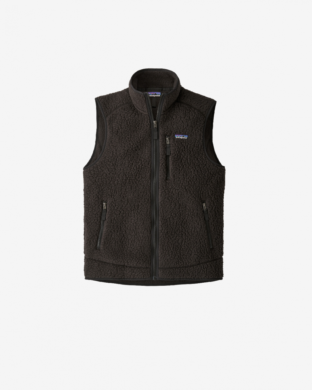 Ms Retro Pile Vest_black